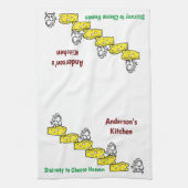 Muis Mice Cheese Kitchen Hand Towel Theedoek (Verticaal)