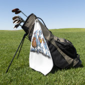 Muis Muziek Band Grappige Golf Handdoek (Groen)