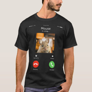 Muis noemt de grappige muizenliefhebber t-shirt