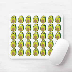 Muis Onderlegger met Mopshond Avocado Fruit Bure Muismat