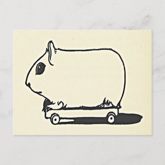 Muis op een skateboard Leuke Groeten Verjaardag Ka Briefkaart (Voorkant)