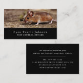 Muis, plaagbesturing visitekaartje (Voorkant / Achterkant)