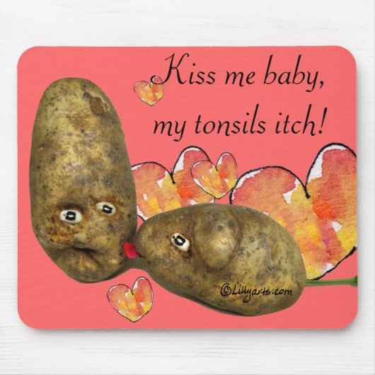 Muis Potato Mousepad Valentijn Muismat (Voorkant)