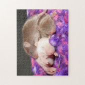 Muis Puzzle:  3 Baby Muizen Legpuzzel (Verticaal)