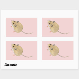 Muis Rechthoekige Sticker