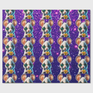Muis Schattige Charmant Thema Karakter Gift Wrap Cadeaupapier