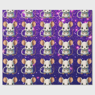 Muis Schattige Charmant Thema Karakter Gift Wrap Cadeaupapier