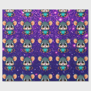 Muis Schattige Charmant Thema Karakter Gift Wrap Cadeaupapier