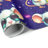 Muis Schattige Charmant Thema Karakter Gift Wrap Cadeaupapier (Rol Hoek)
