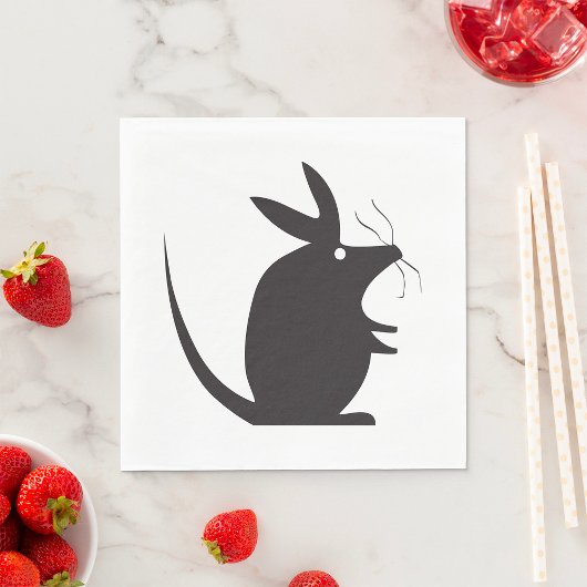 Muis Silhouette Servet