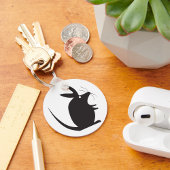 Muis Silhouette Sleutelhanger