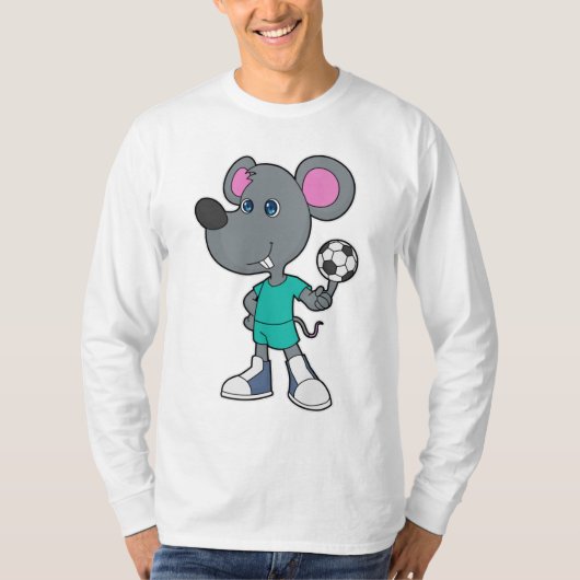 Muis Voetbal Soccer T-shirt (Voorkant)
