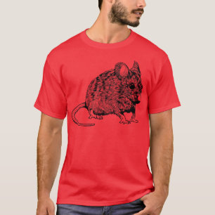 Muis voor lijntekening t-shirt