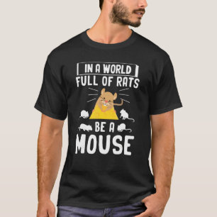 Muis Vrouwen Man Kinder muizen Rat Kleine muizenla T-shirt