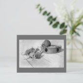 Muis zoekt naar het uitschakelen van Mousetrap Briefkaart (Staand voorkant)