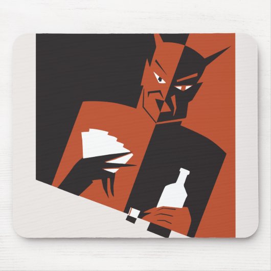 Muisepad "De stemmen van de duivel" Muismat (Voorkant)