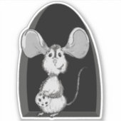 Muisgat met Cookie Sticker (Voorkant)