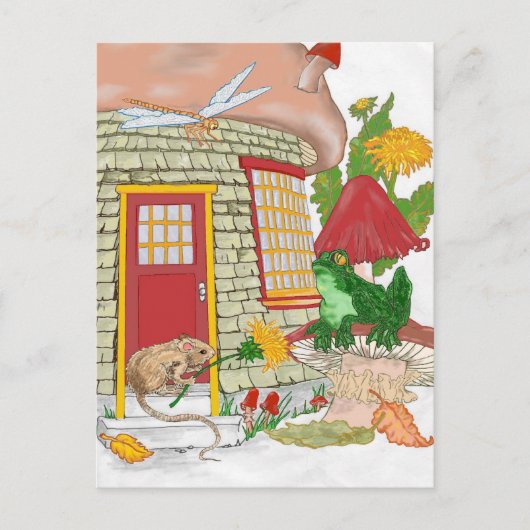 Muishuis Briefkaart (Voorkant)