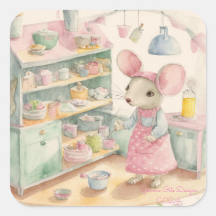Muisje keuken sticker