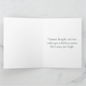 Muisje met bessen in de winter kaart (Binnen)