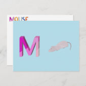 MuisKaart Briefkaart (Voorkant / Achterkant)