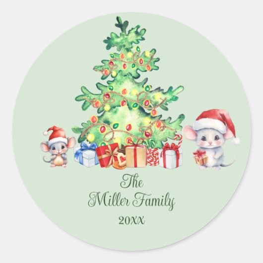 Muiskerst Ronde Sticker (Voorkant)