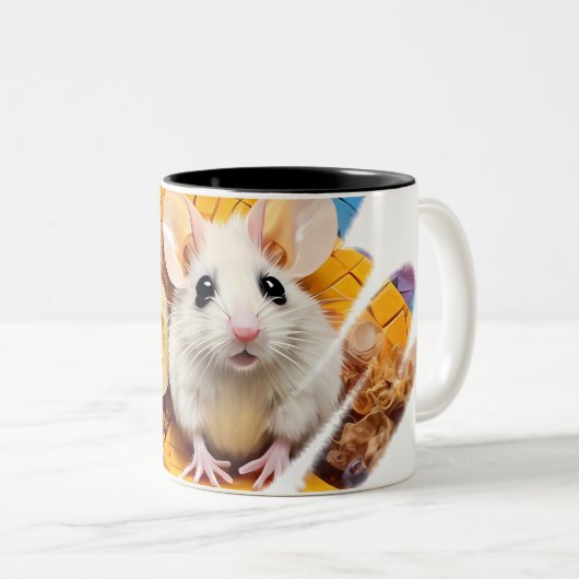 Muiskoffiekopjes en mokken voor stijlvolle mok set (Voorkant rechts)