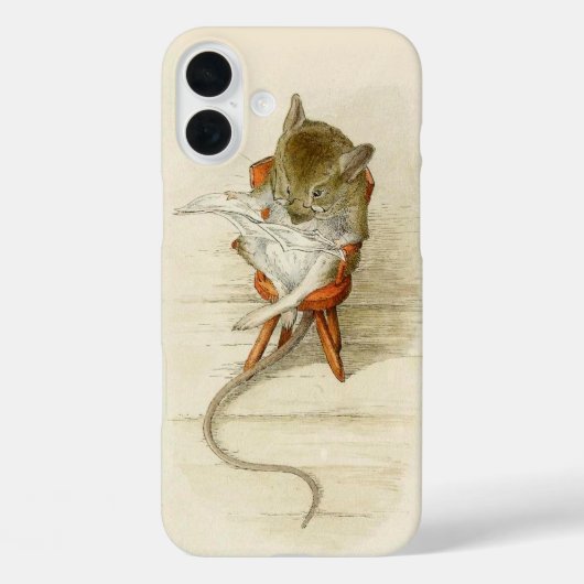 Muisleeskrant Case-Mate iPhone Case (Achterkant)