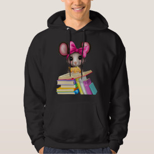 Muisliefhebber Boek Liefhebber Design Muizen en bo Hoodie