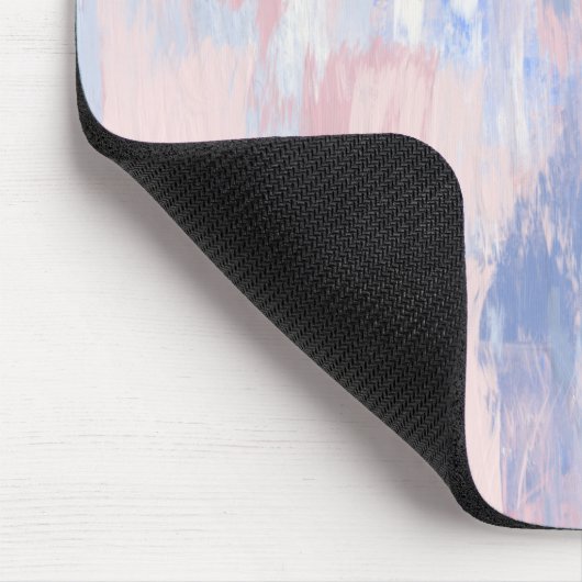 Muismat abstracte blindheid en blauwe verf lijnt (Hoek)