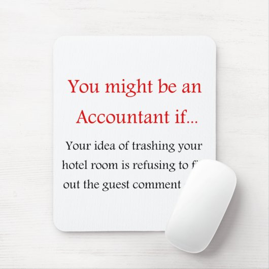 Muismat accountant (Met muis)