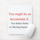 Muismat accountant (Met muis)