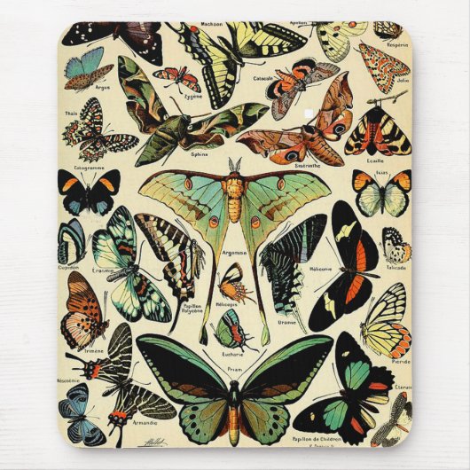 Muismat Adolphe Millot Papillons (Voorkant)