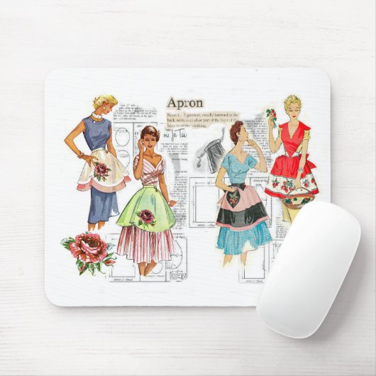 Muismat Apron Sewing Pattern (Met muis)