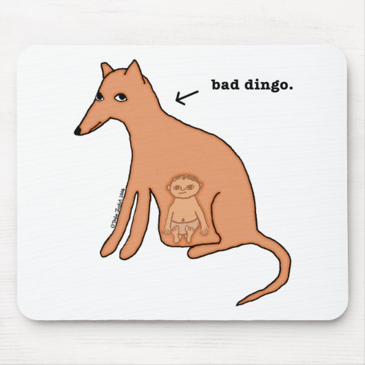 Muismat "Bad Dingo" (Voorkant)