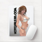 Muismat Bikini-model (Met muis)