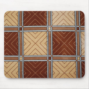 Muismat bruin en tan Geometric Textile