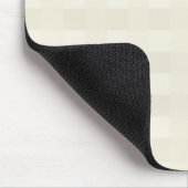 Muismat Cream Gingham Pset Pattern (Hoek)