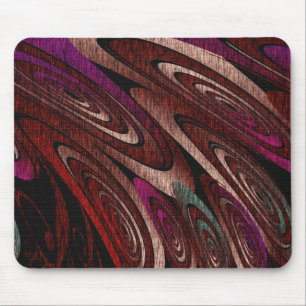 Muismat Donkere Kleurrijke Wervelingen Abstract On
