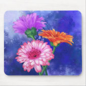 Muismat drie kleuren-Gerberas (Voorkant)