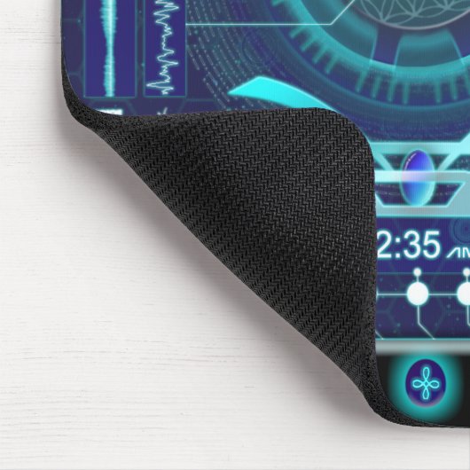 Muismat Flexibel scherm mobiele quantumcomputer (Hoek)