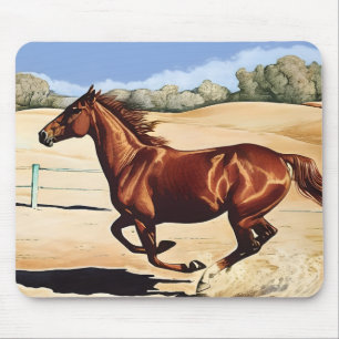 Muismat galoping Horse
