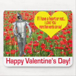 muismat. Gelukkige Valentijnsdag. black lab / tin Muismat