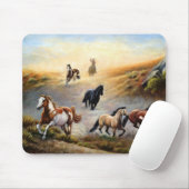 Muismat - geschilderde woestijn (Met muis)