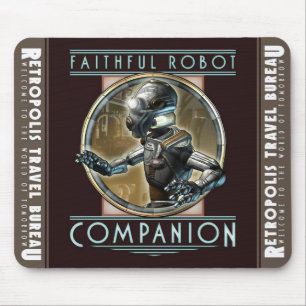 Muismat "getrouwe robobot Companion"