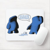 Muismat glas uit water (Met muis)