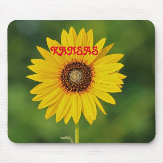 Muismat Kansas Wild Sunflower Silhouette (Voorkant)