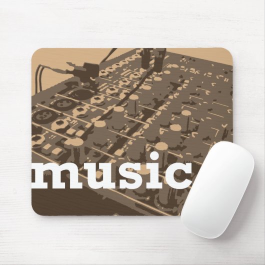 Muismat mengbordpapier (Met muis)