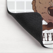 Muismat met Caffeine Owl Grid (Hoek)