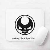 Muismat met CC-Logo en -slogan (Met muis)